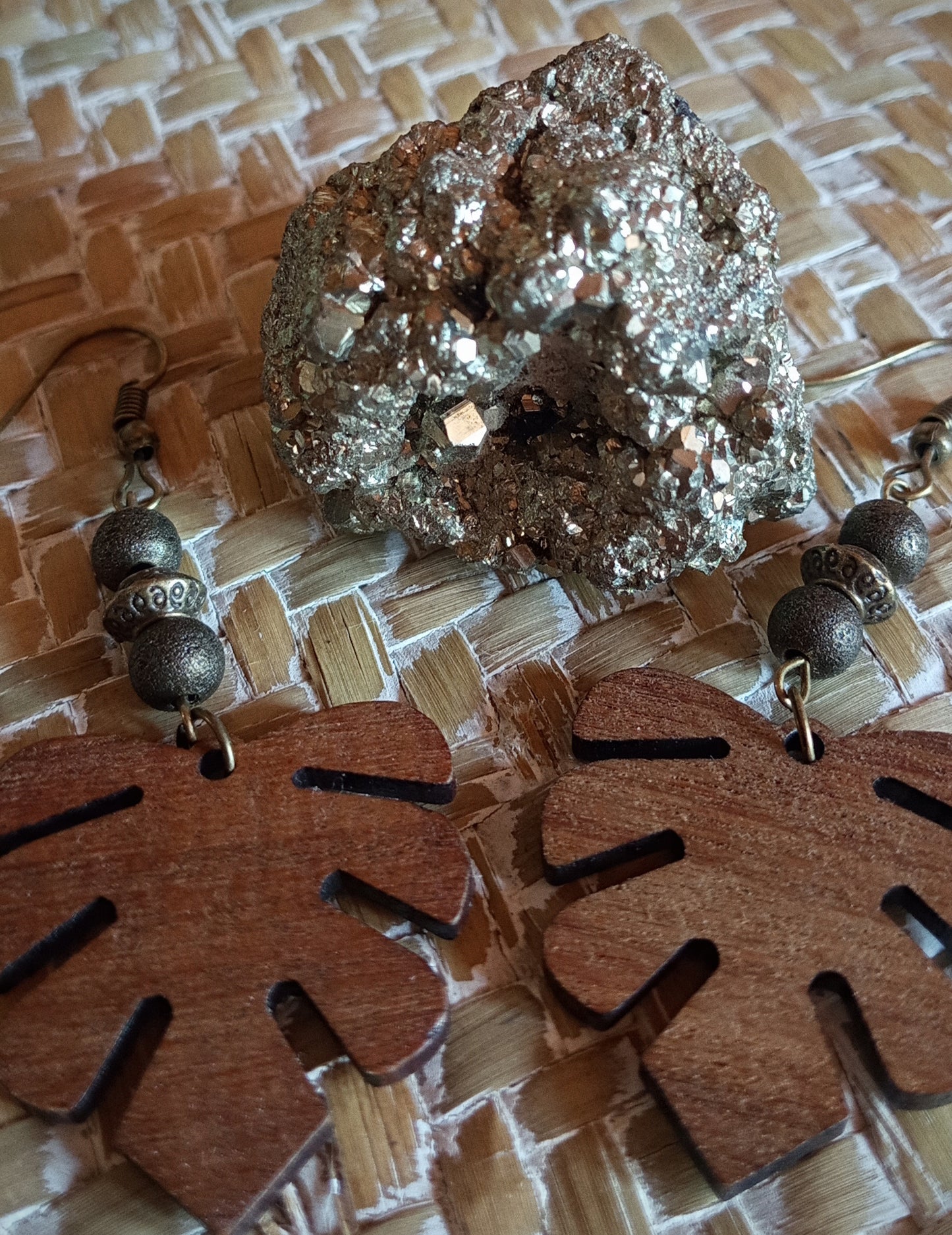 Orecchini "Monstera"