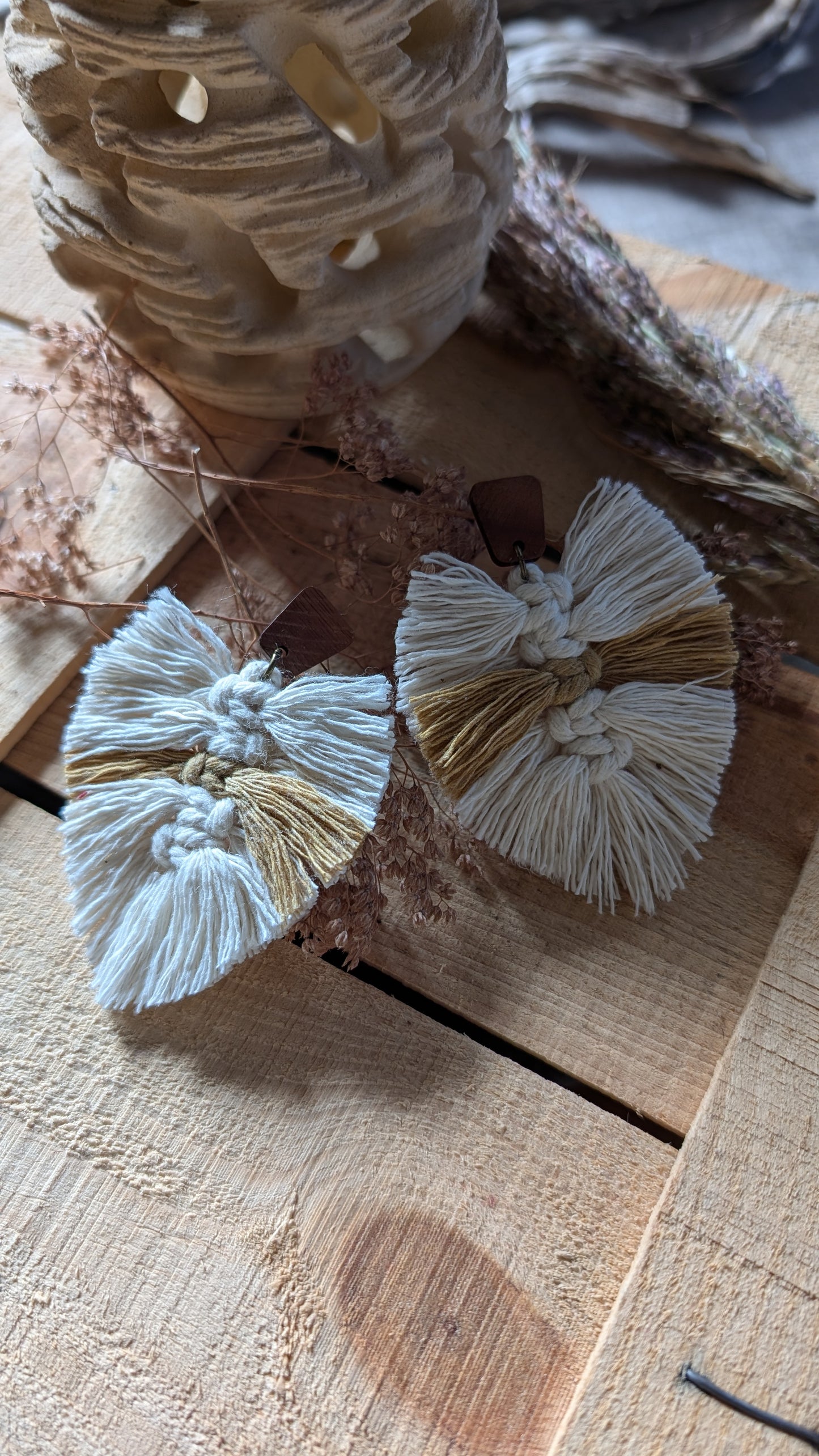 Orecchini serie "Foglie di Filo" - Chèrie