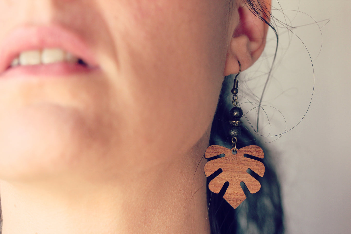 Orecchini "Monstera"