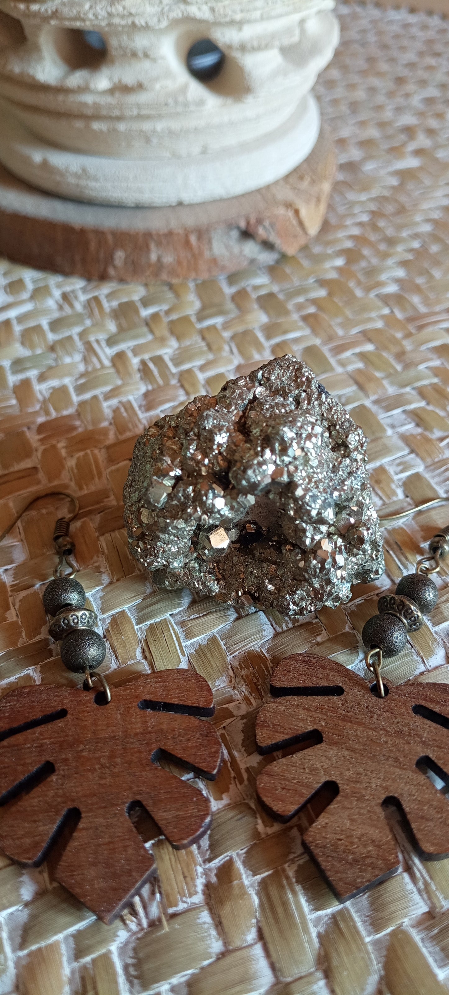 Orecchini "Monstera"