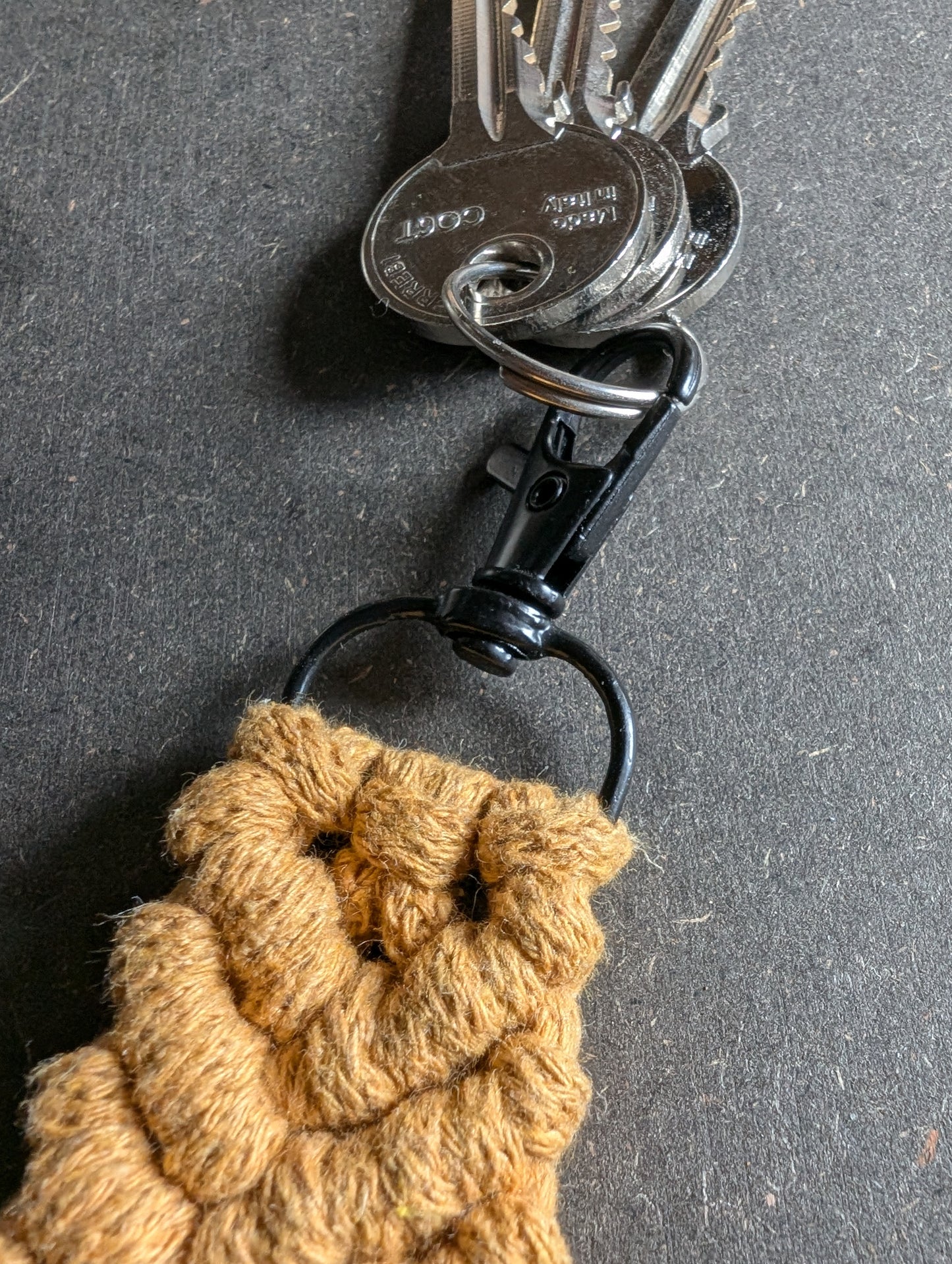 Portachiavi "senape"