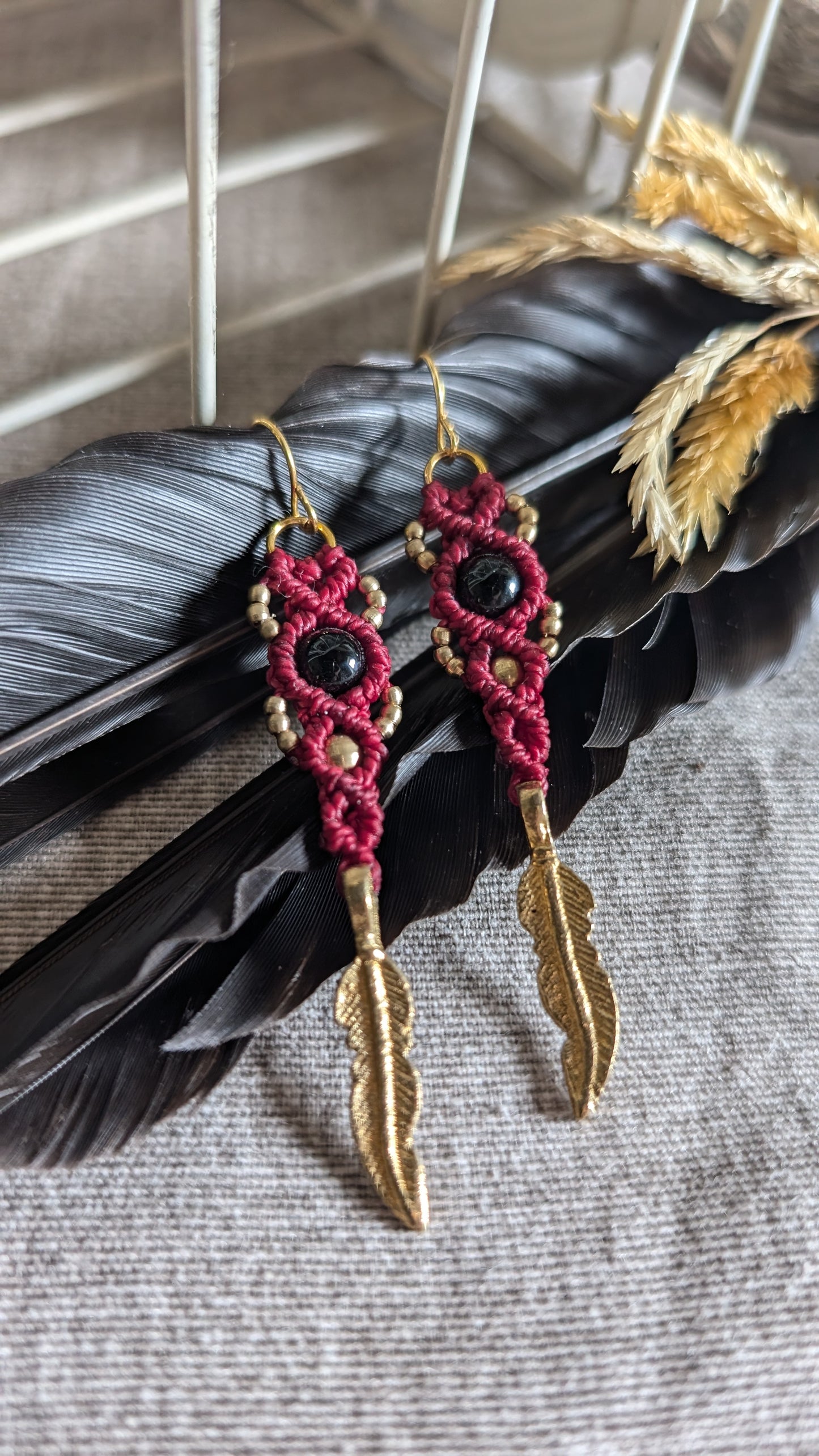 Set treccina e orecchini "Alishia e Arundhati"