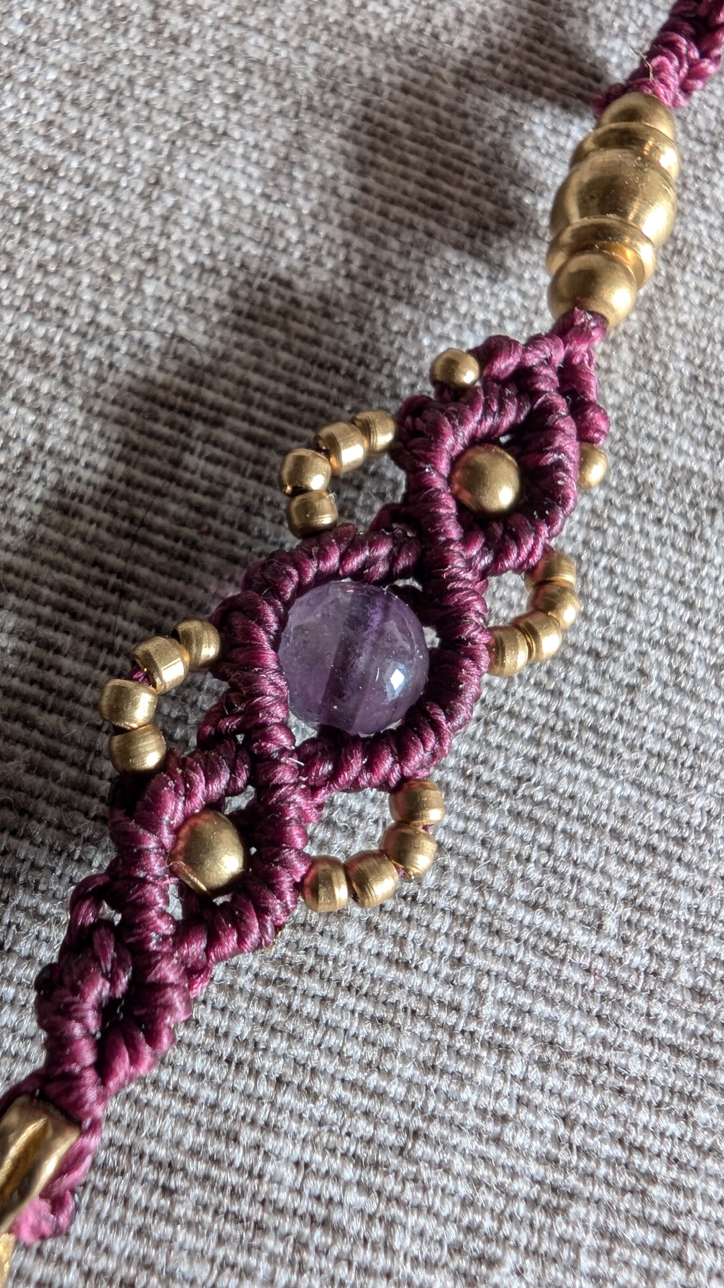 Treccina per capelli "Violetta"