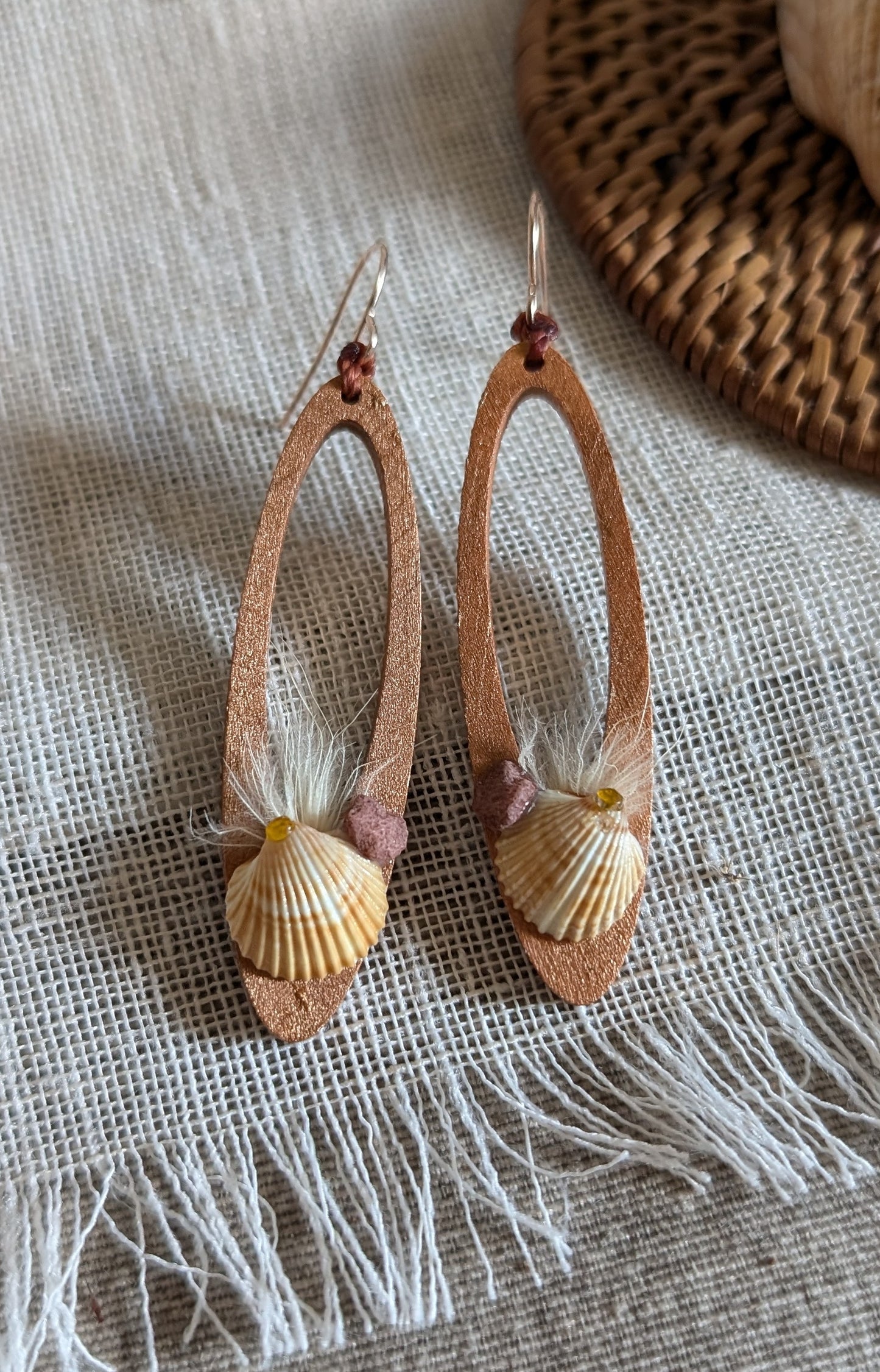 Orecchini serie "spiaggia" n°2