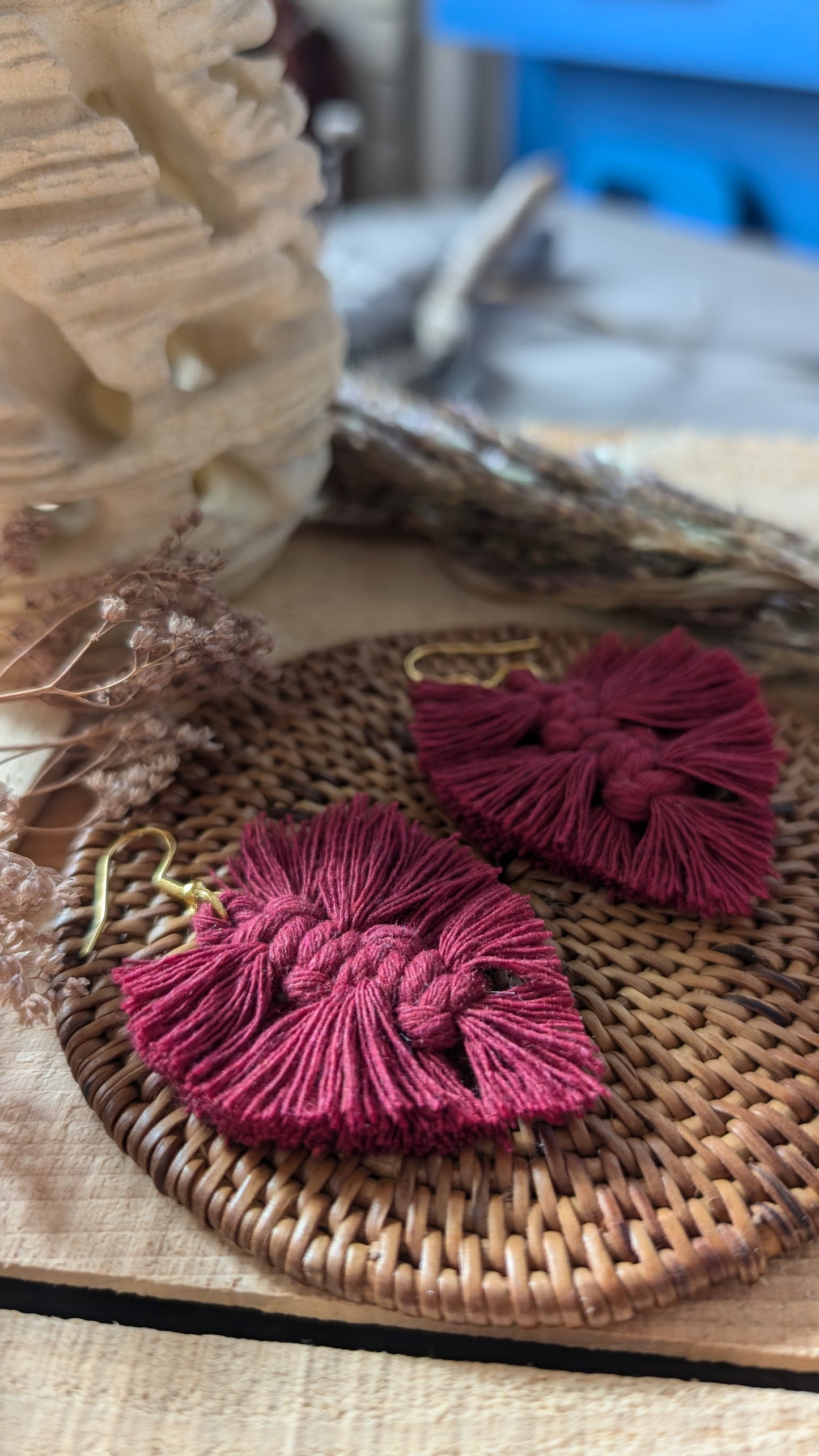 Orecchini serie "Foglie di Filo" - Sara