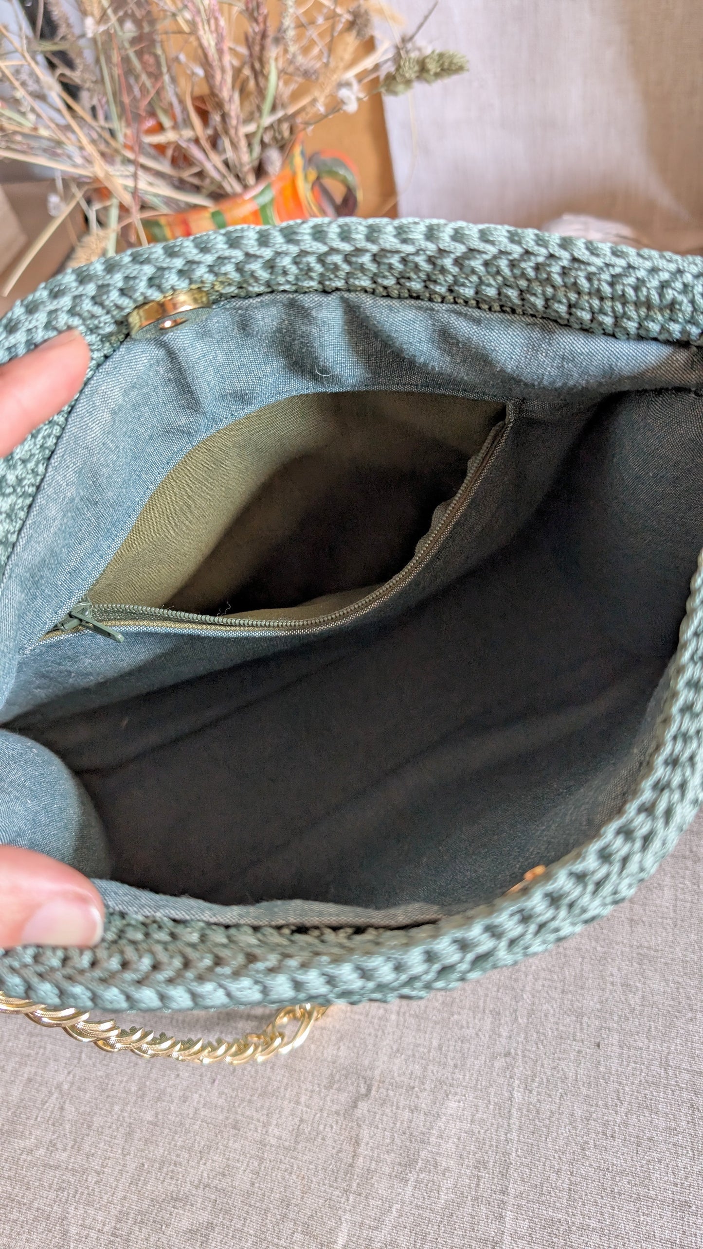 Borsa "Salvia" - serie Lidia