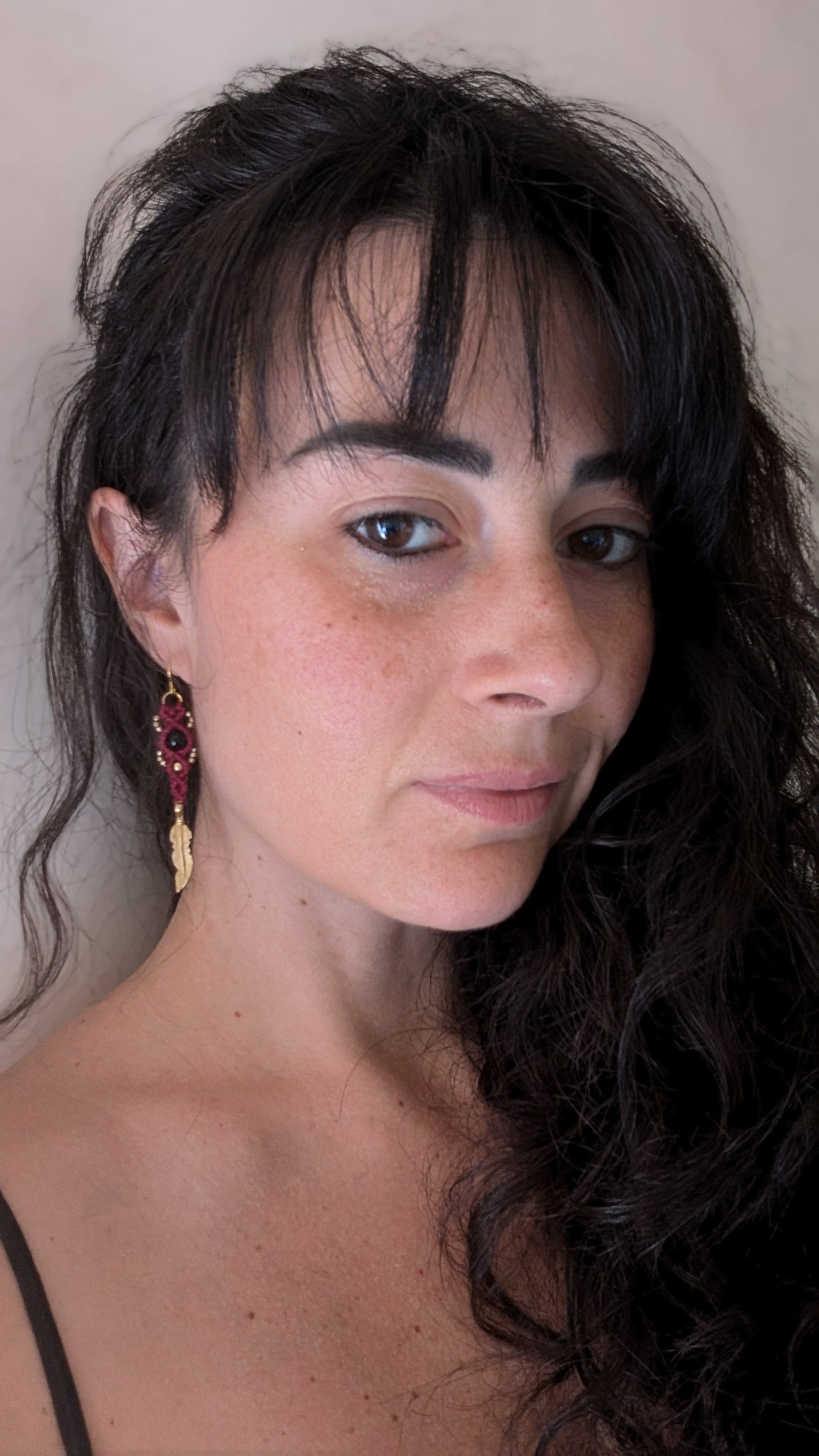 Set treccina e orecchini "Alishia e Arundhati"