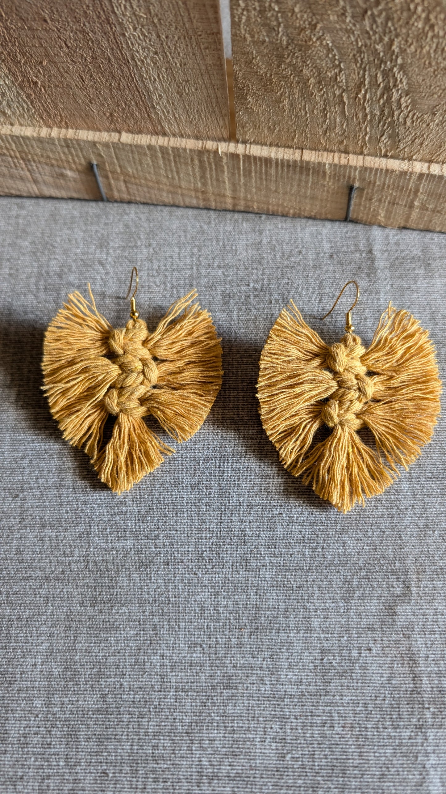 Orecchini serie "foglie di filo"