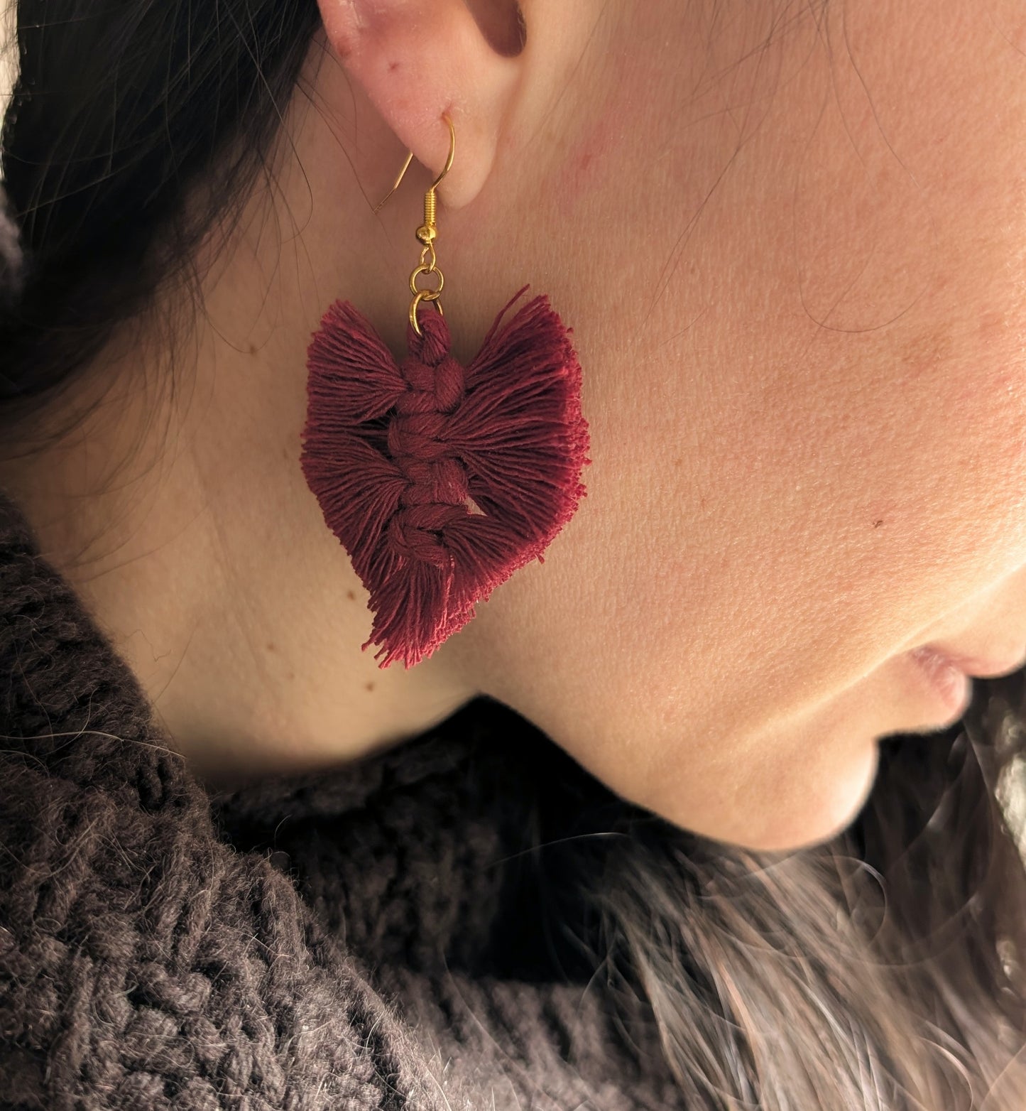 Orecchini serie "Foglie di Filo" - Sara