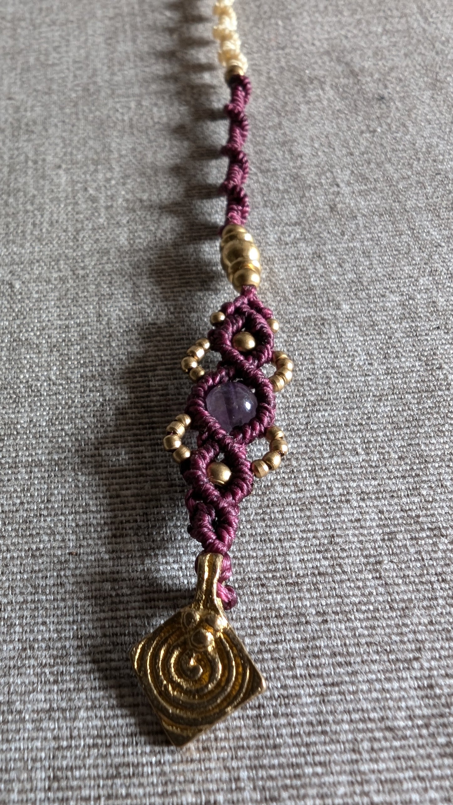 Treccina per capelli "Violetta"