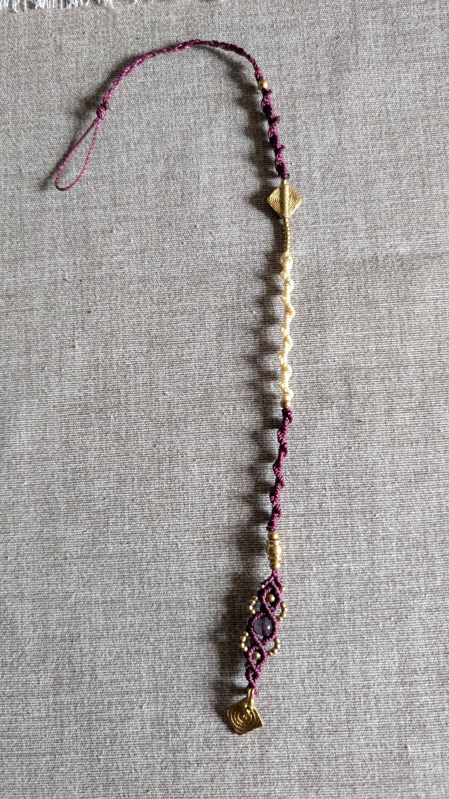 Treccina per capelli "Violetta"