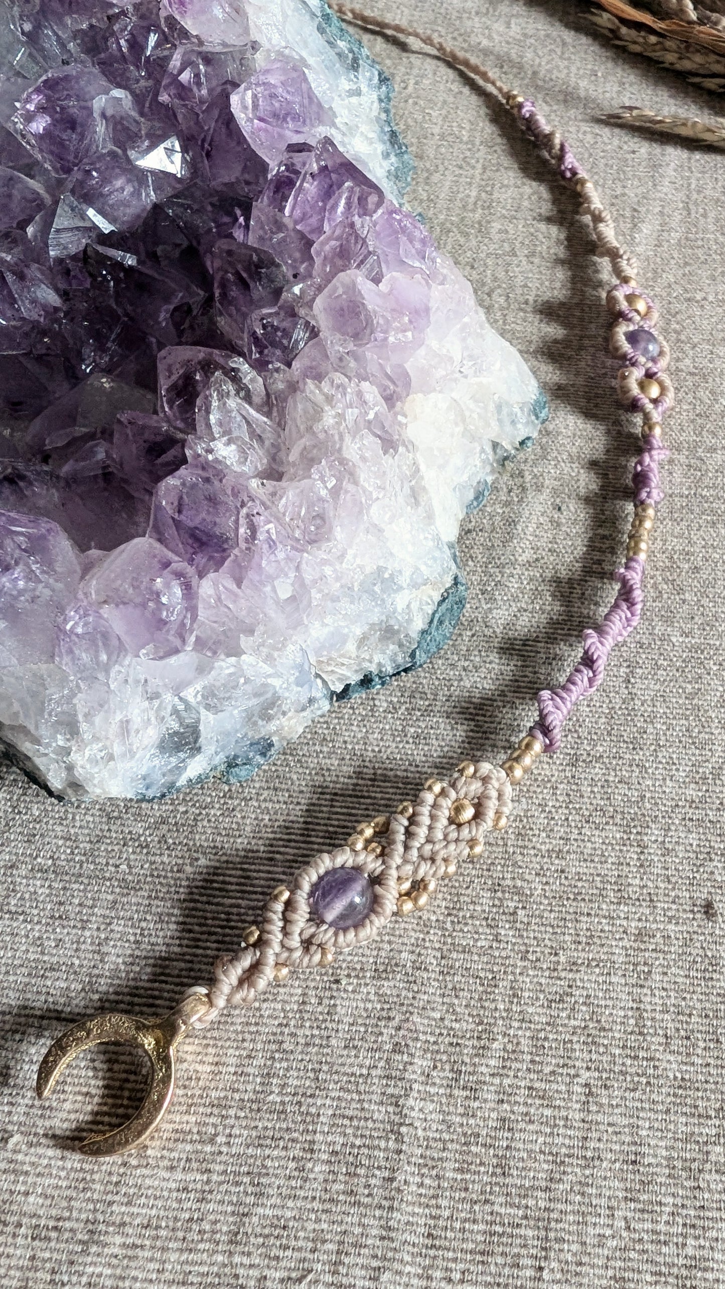 Treccina per capelli " Lunatica"