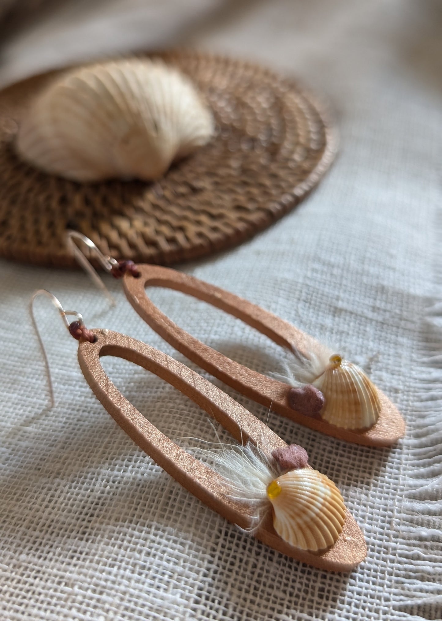 Orecchini serie "spiaggia" n°2