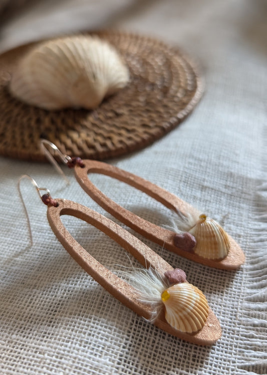 Orecchini serie "spiaggia" n°2