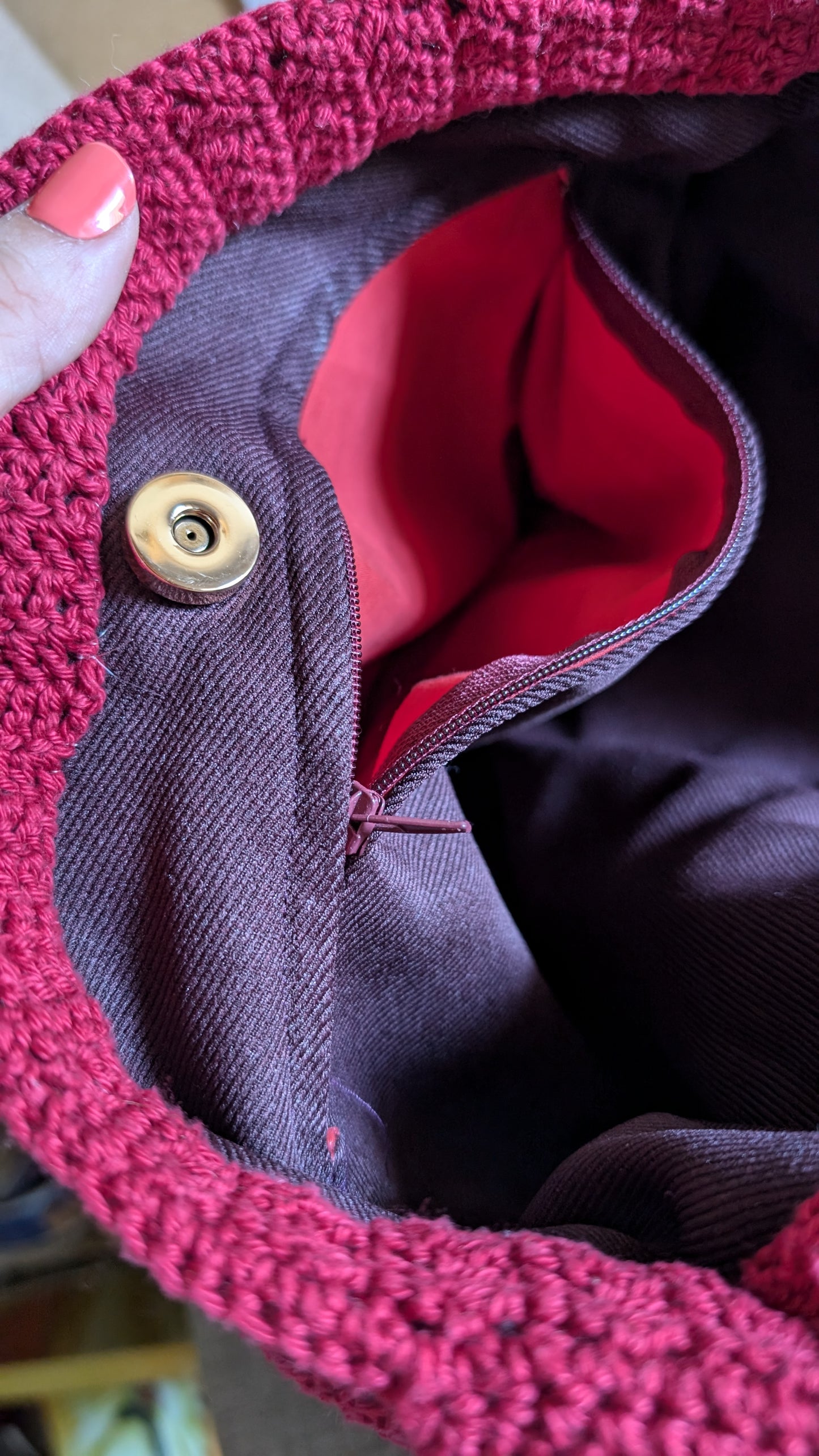 Borsa "Papavero" - serie Lidia